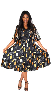 African maxi dresses plus size
